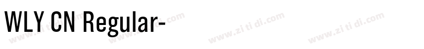 WLY CN Regular字体转换